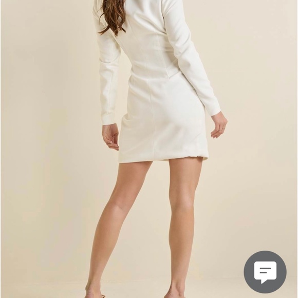 Venus white long sleeve dress - Picture 2 of 5